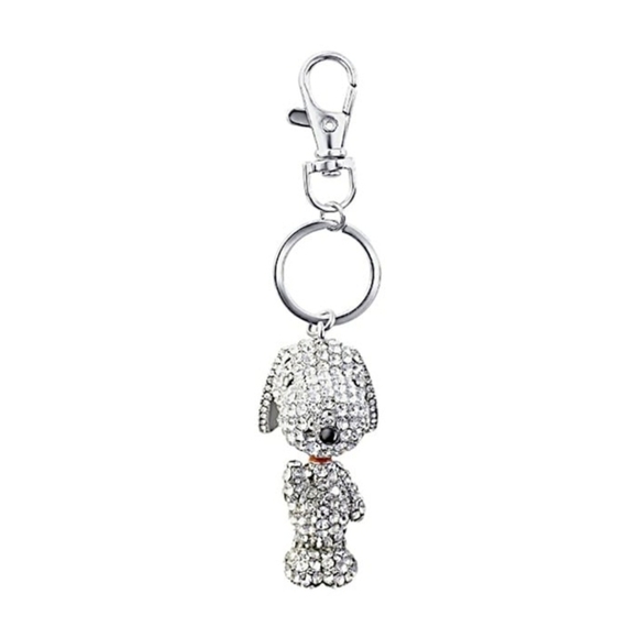 🔹️Peanuts🔹️snoopyCrystal Bling 3D Keychain-Sparkling peanut  bag Charm ✨️ - Picture 5 of 12